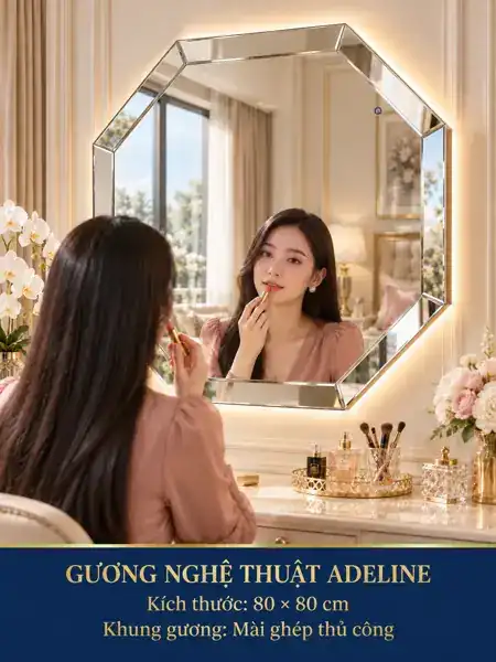Adeline Octagonal Mirror, 80 × 80 cm — NAVADO mirror