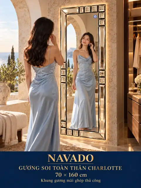 Charlotte Full-Length Mirror, 70 × 160 cm — NAVADO mirror
