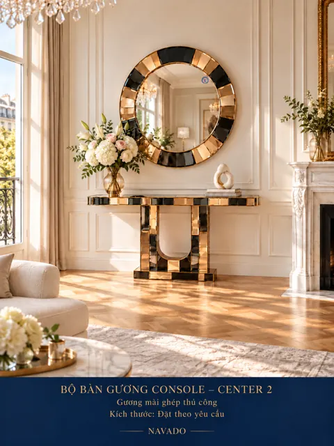 Center 2 Mirror and Console Set — NAVADO mirror