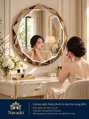 Crystal golden bronze · vanity