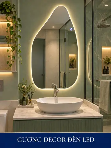 Backlit Decorative LED Mirror, 60 × 90 cm — NAVADO mirror