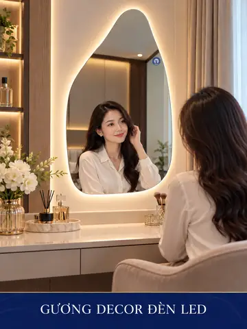 Backlit Decorative LED Mirror, 60 × 90 cm — NAVADO mirror