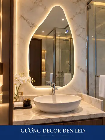 Backlit Decorative LED Mirror, 60 × 90 cm — NAVADO mirror