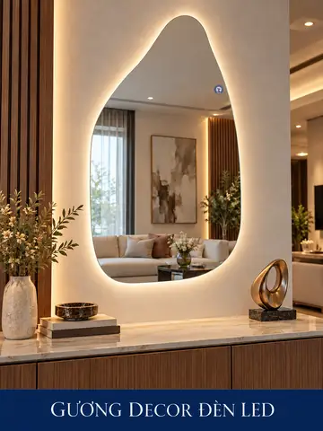 Backlit Decorative LED Mirror, 60 × 90 cm — NAVADO mirror