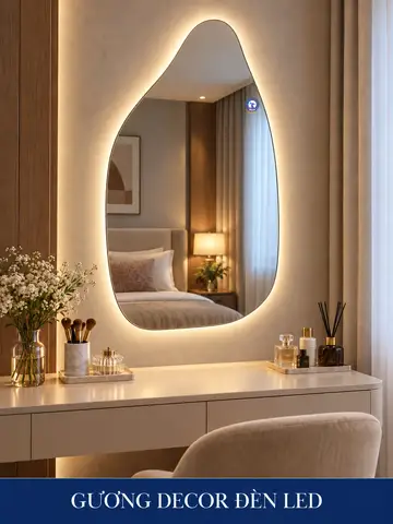 Backlit Decorative LED Mirror, 60 × 90 cm — NAVADO mirror