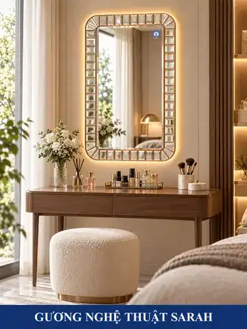 Sarah Artistic Mirror, 60 × 100 cm — NAVADO mirror