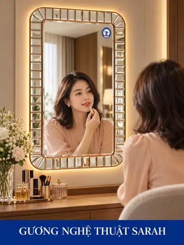 Sarah Artistic Mirror, 60 × 100 cm — NAVADO mirror
