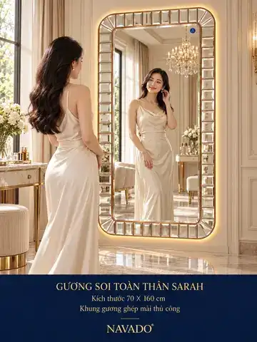 Sarah Full-Length Mirror, 70 × 160 cm — NAVADO mirror