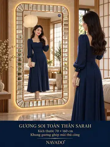 Sarah Full-Length Mirror, 70 × 160 cm — NAVADO mirror