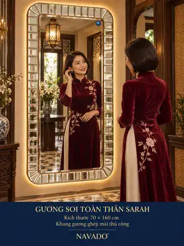 Sarah Full-Length Mirror, 70 × 160 cm — NAVADO mirror