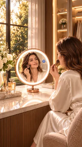 Tabletop LED Mirror 60 cm