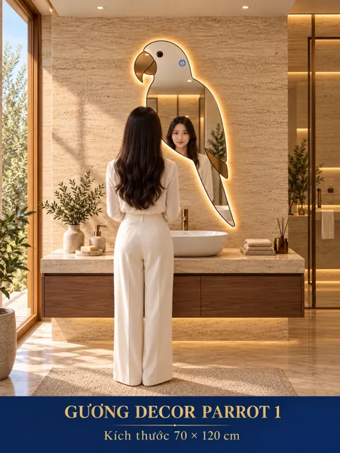 Parrot 1 LED Mirror — NAVADO mirror
