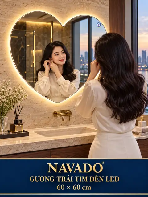 Heart LED Mirror — NAVADO mirror
