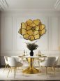 Luxury Art Bathroom Wall Mirror – Rose NAV 2013-NT - Image 5