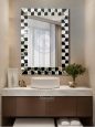 Luxury Rectangular Bathroom Mirror – Serai NAV 2095D-NT