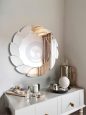 Luxury Wall-Mounted Round Vanity Mirror Lacos Nav 2048-NT