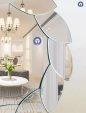 Luxury Wall-Mounted Round Vanity Mirror Lacos Nav 2048-NT - Image 3