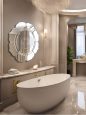 Unique Nature-Inspired Bathroom Wall Art Mirror Lotus NAV 2034-NT - Image 3